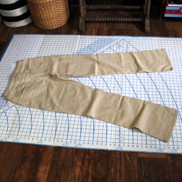 NWT Coldwater Creek Natural Waist Bootcut Beige Jeans, 8 (Long) - Picture 4 of 11